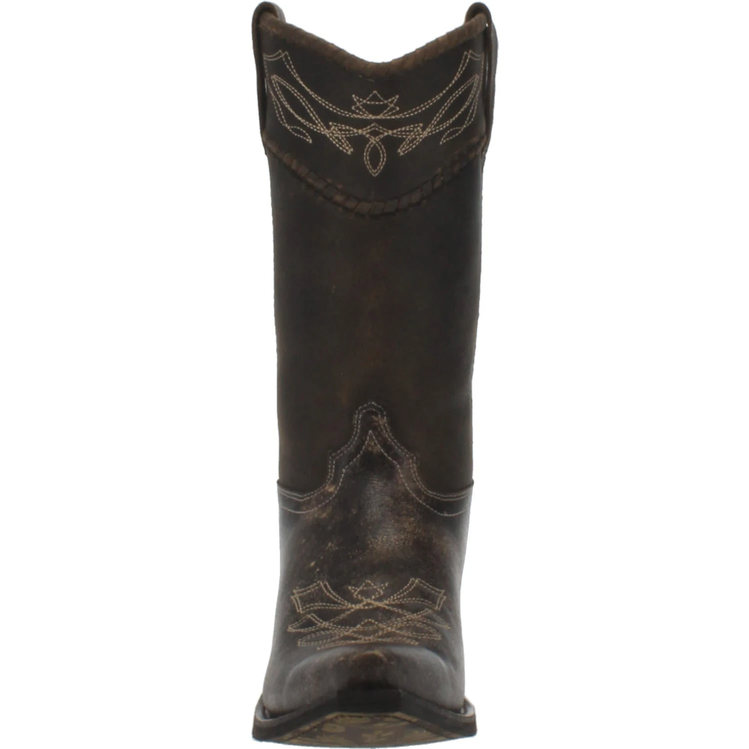 Laredo Ladies Misty Black Distressed Snip Toe Boots 52371 - Image 6