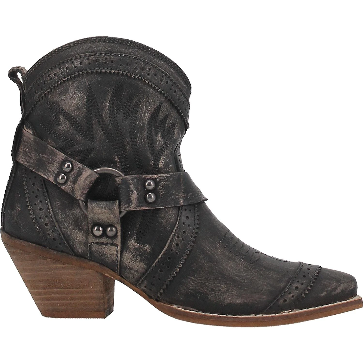 Dingo Ladies Black Gummy Bear Western Bootie DI747-BK - Image 3