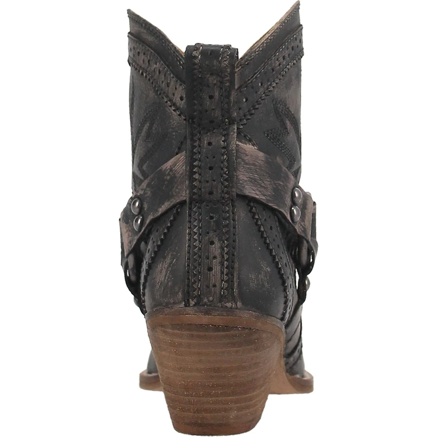 Dingo Ladies Black Gummy Bear Western Bootie DI747-BK - Image 4