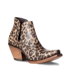 Ariat Ladies Dixon Distressed Leopard Booties 10035806