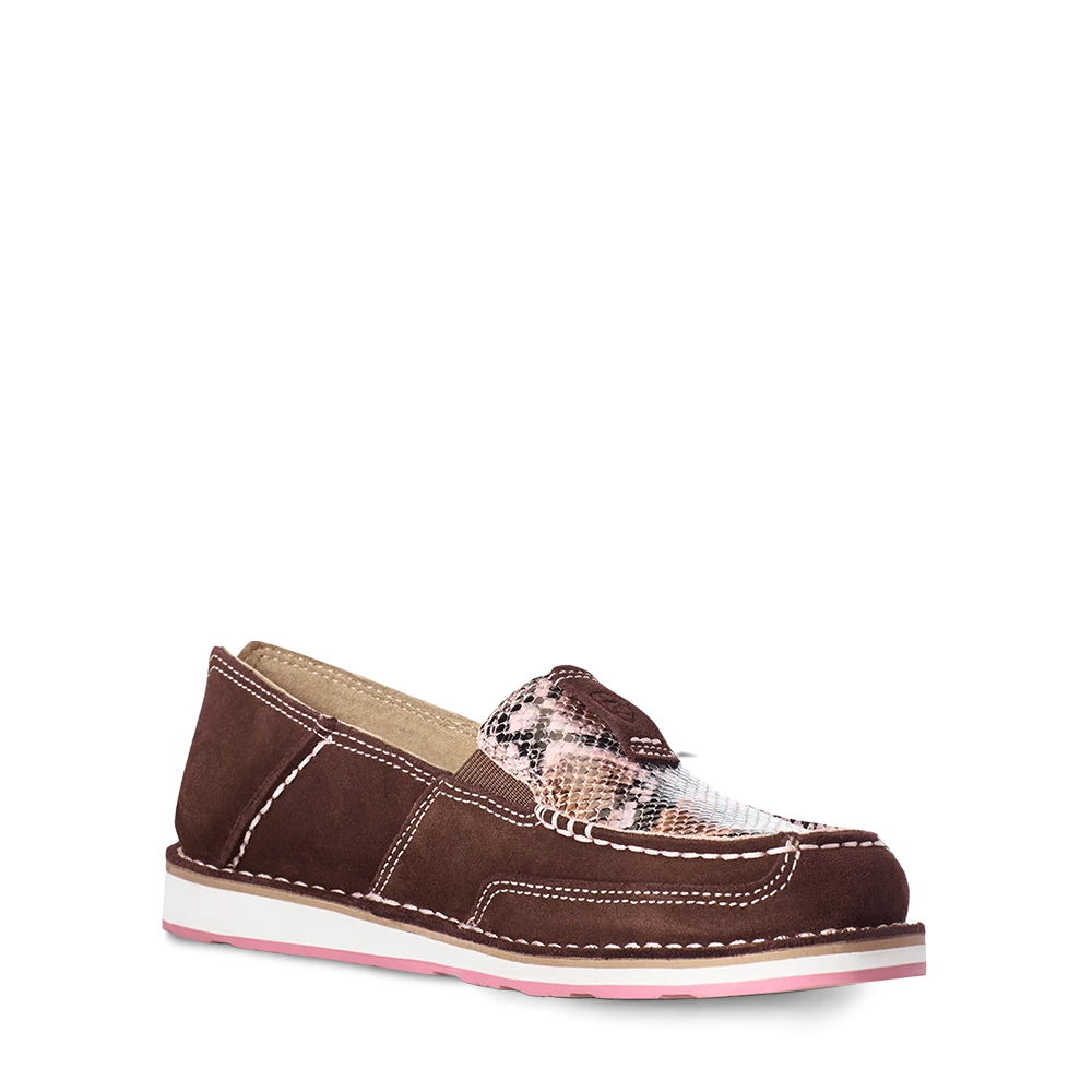 Ariat® Ladies Snake Print And Coffee Bean Cruiser Shoe 10035829