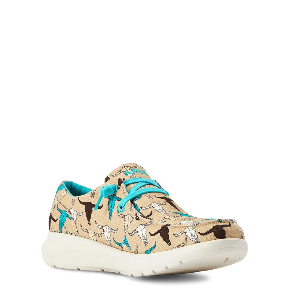 Ariat® Ladies Hilo Multi-Color Steerhead Print Shoes 10042517