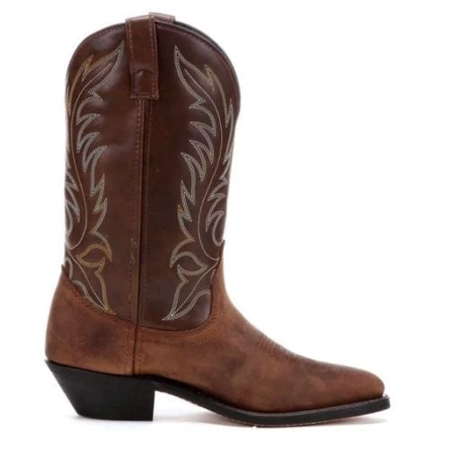 Laredo Ladies Kadi Distressed Brown Cowboy Boots 5742 - Image 3