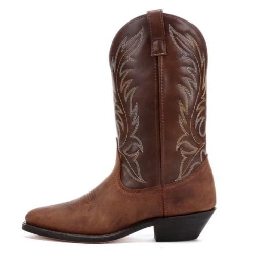 Laredo Ladies Kadi Distressed Brown Cowboy Boots 5742 - Image 4