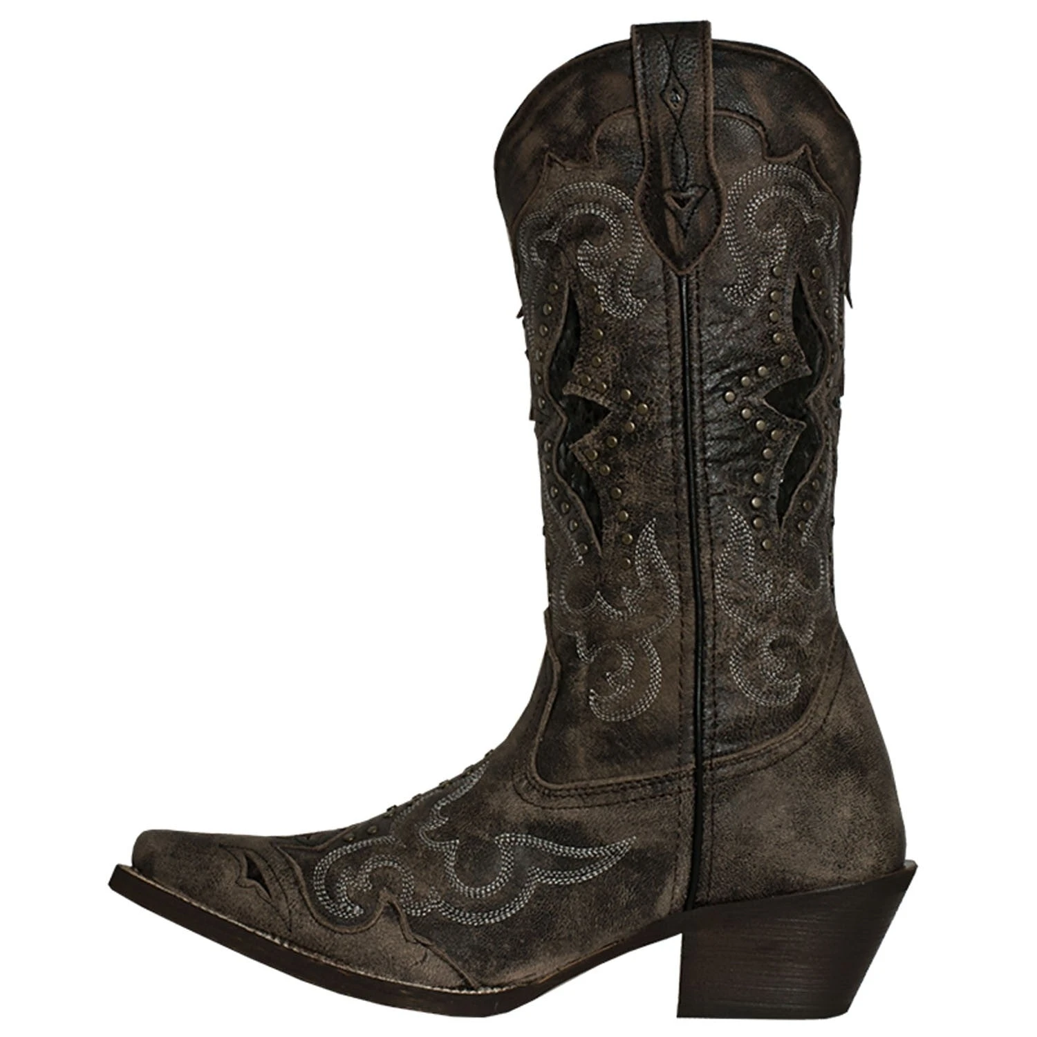 Laredo Ladies LucretiaBlack Embroidery & Studs Boots 52133 - Image 5