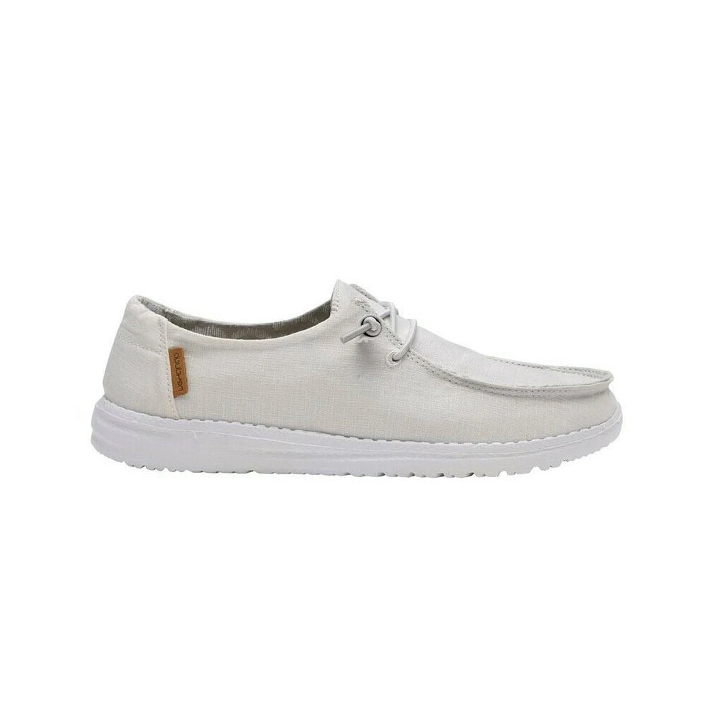Hey Dude Ladies Wendy Chambray White Shoe 121410123 - Image 3