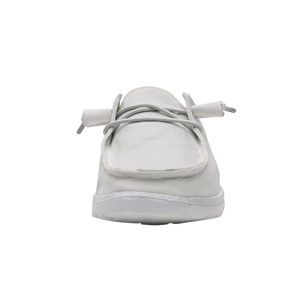 Hey Dude Ladies Wendy Chambray White Shoe 121410123 - Image 5