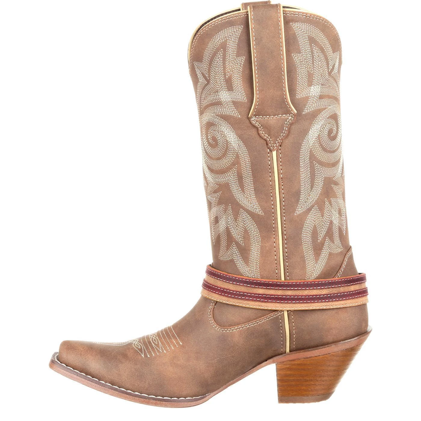 Durango Ladies Khaki Flag Accessory Shank Strap Western Boots DRD0208 - Image 6