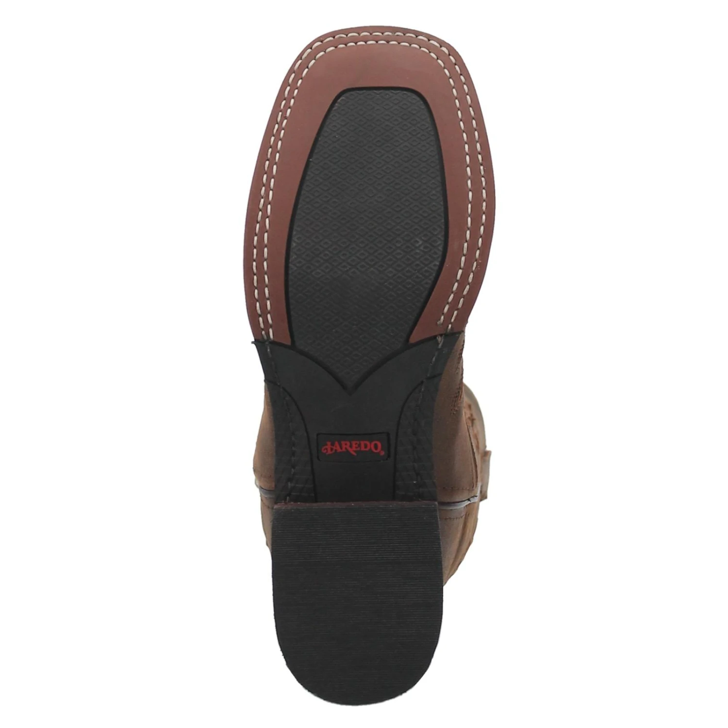 Laredo® Ladies Emmylou Leopard Print Inlay Brown Western Boots 5889 - Image 5