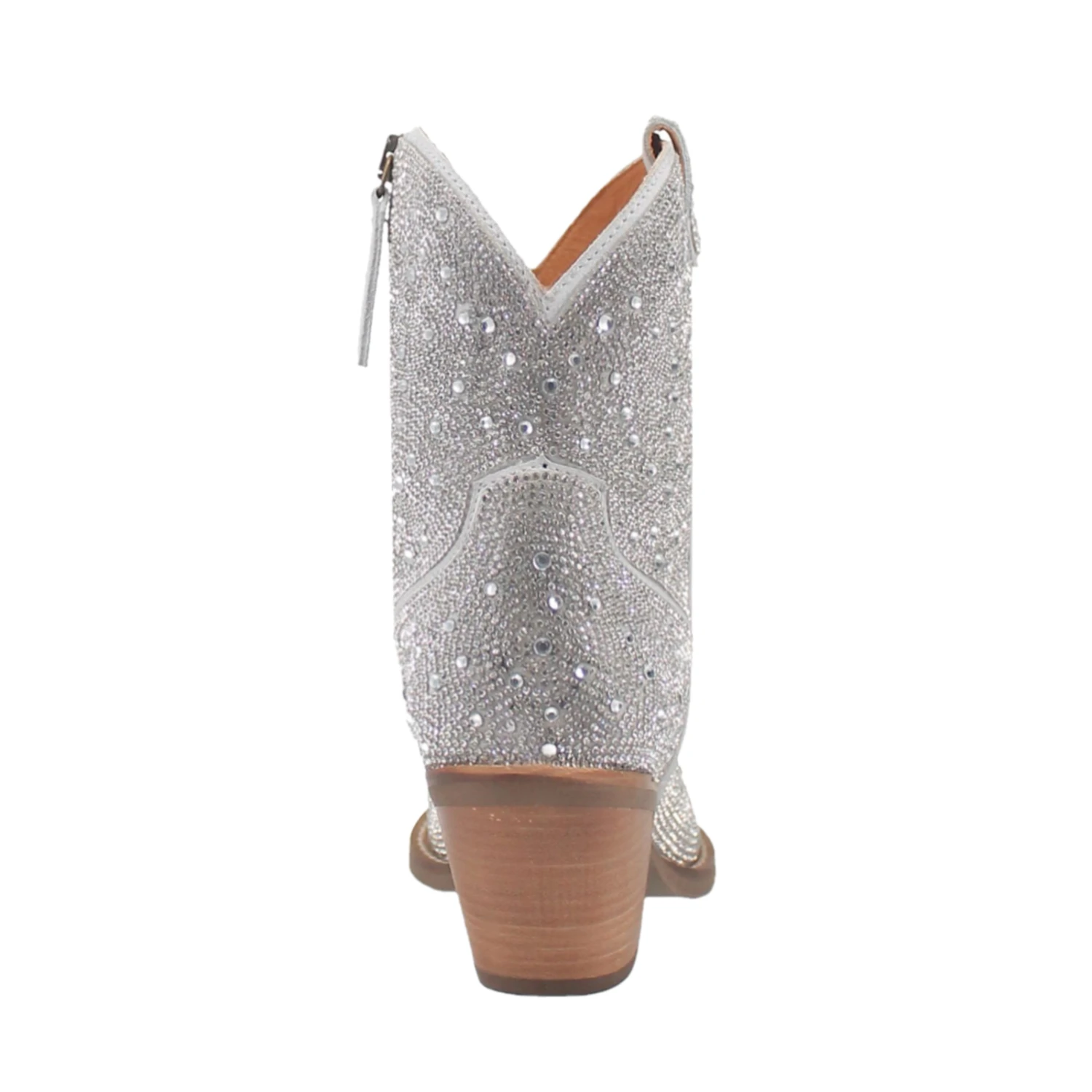 Dingo® LadiesCowgirl Silver Booties DI577-GY6 - Image 4