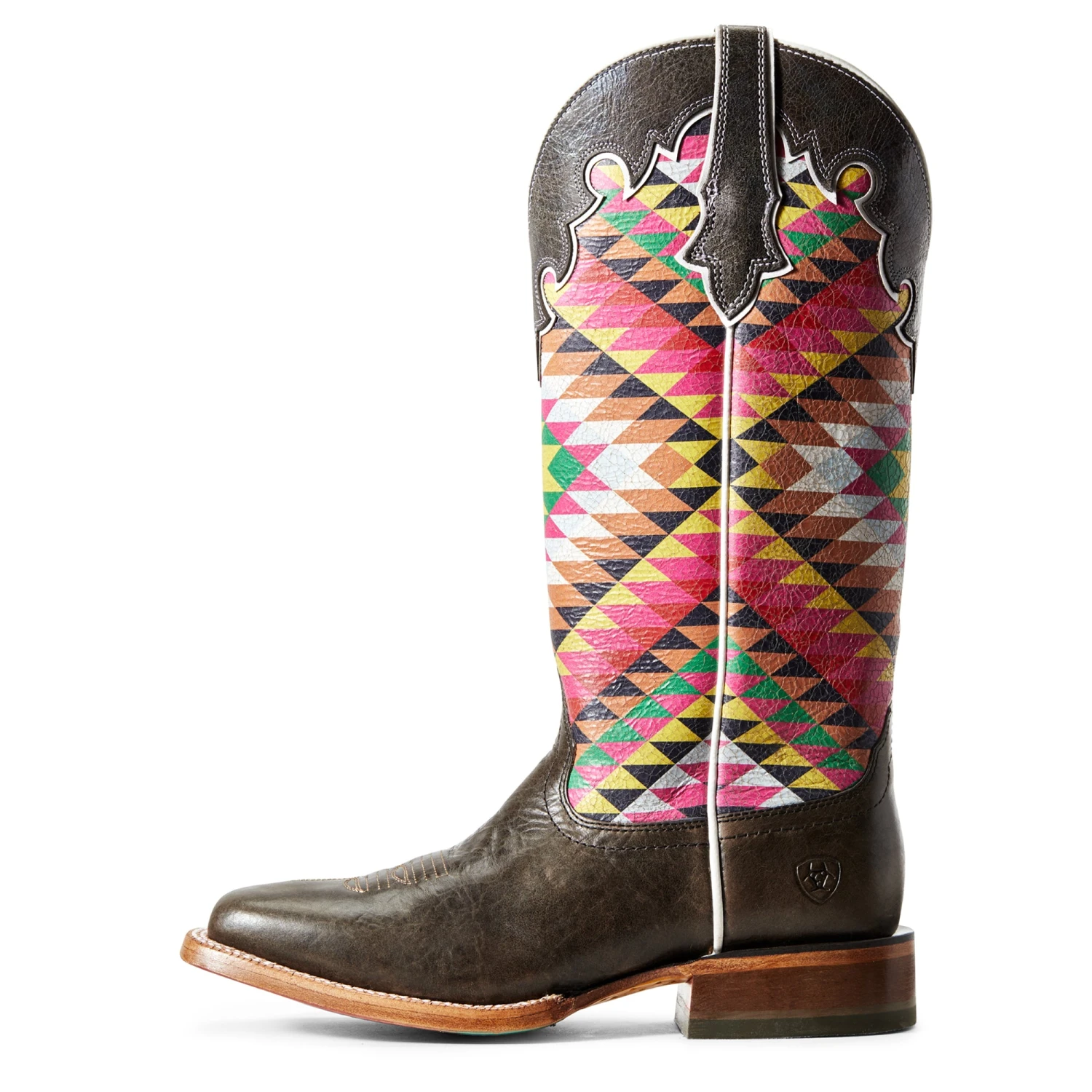 Ariat Ladies Eye Dazzler Aztec & Iron Grey Fonda Boots 10029709 - Image 3