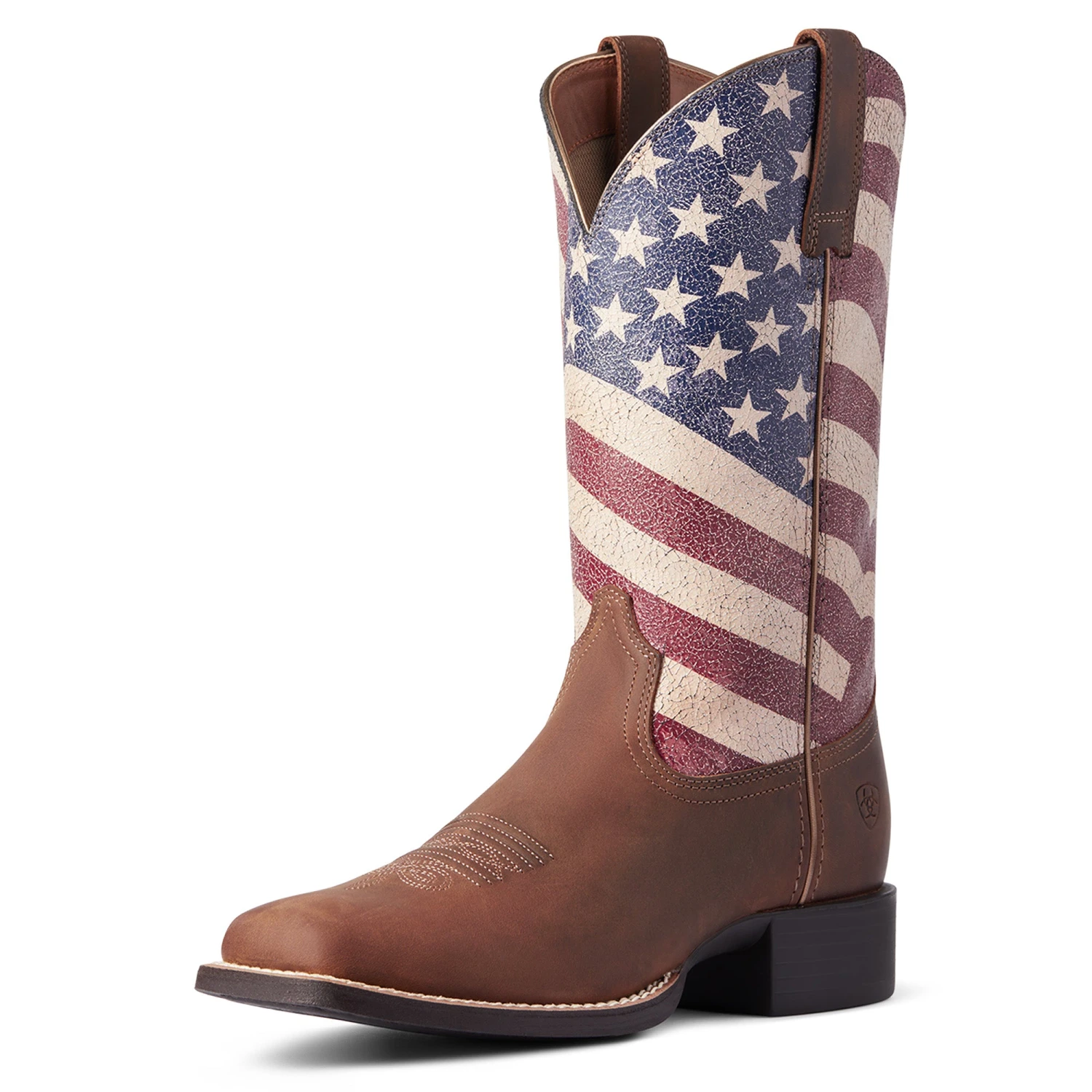 Ariat Ladies Round Up Patriot Stars & Stripes Western Boots 10038397 - Image 4