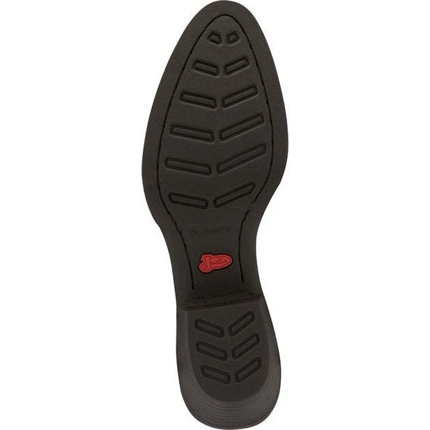 Justin Ladies Rosella Chocolate Brown Leather Western Boots L2720 - Image 3