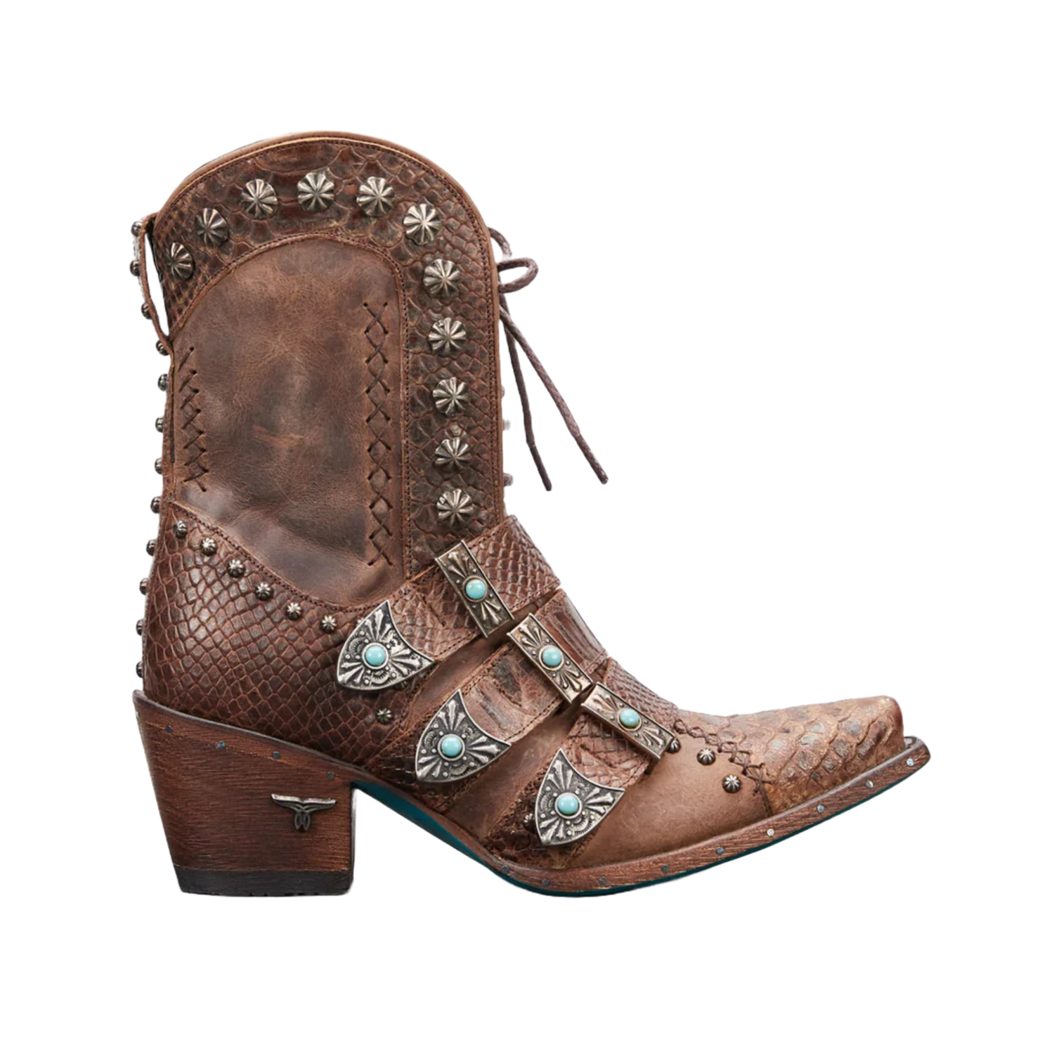 Lane Boots® Ladies Showdown Brownbelly BrownBooties LB0489B - Image 3