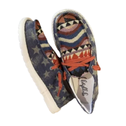 Gypsy Jazz Ladies Rockin Navy Stars Casual Shoes GJSP0131-410