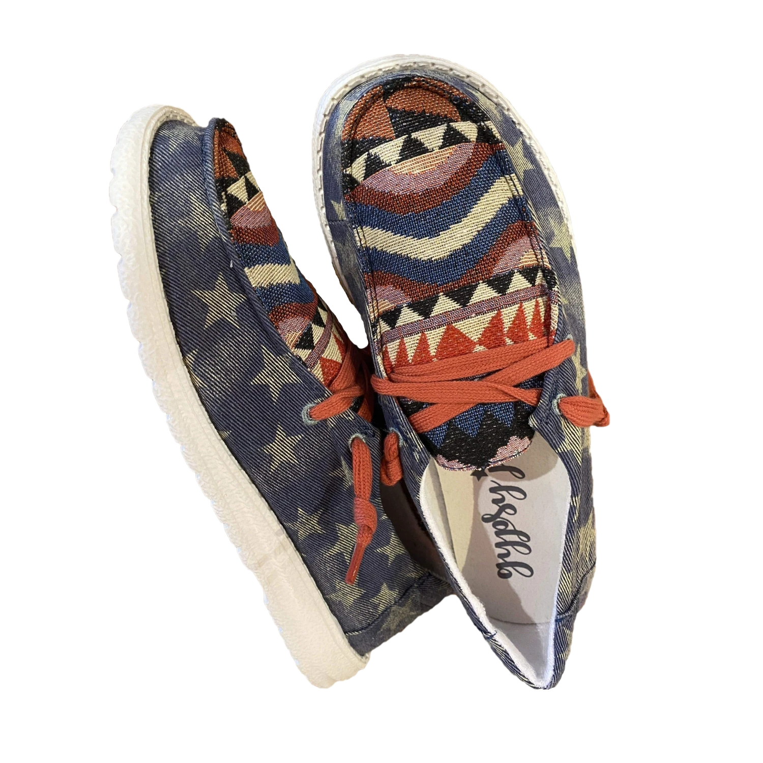 Gypsy Jazz Ladies Rockin Navy Stars Casual Shoes GJSP0131-410