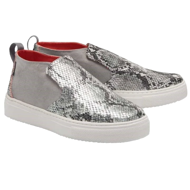 Hey Dude Ladies Peyton Snake Grey Shoes 121793172