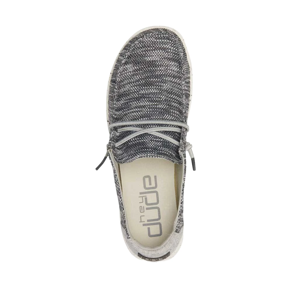 Hey Dude Ladies Wendy Sox Dark Grey Shoes 121923008 - Image 2