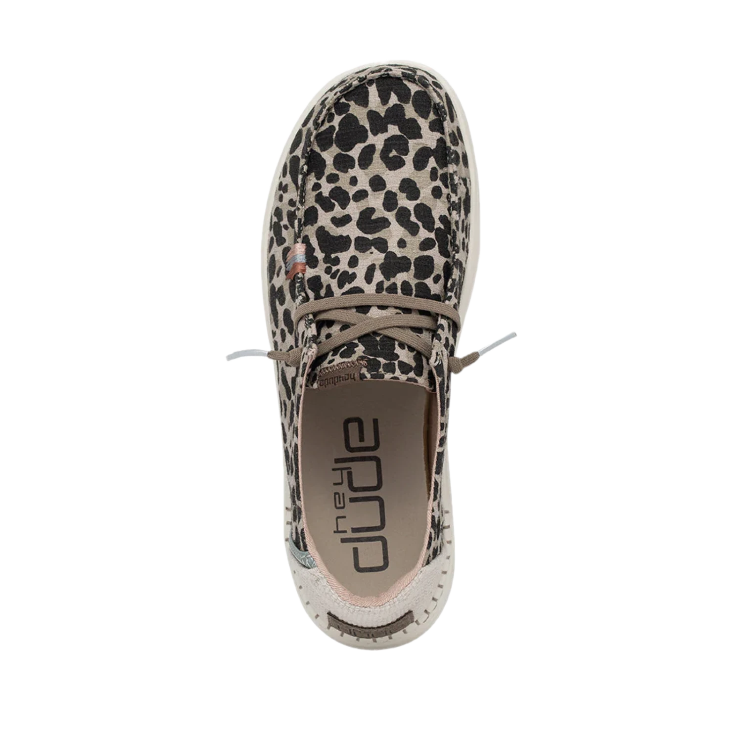 Hey Dude Ladies Wendy Ride Platform Jungle Beige Slip On Shoes 121940570 - Image 2