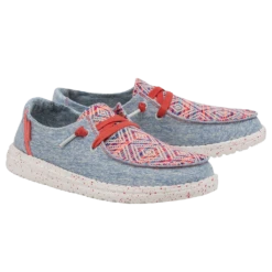 Hey Dude Hey Ladies Dude Wendy Playa Fiesta Rojo Slip On Shoes 121416854