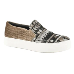 Roper Ladies Black And Silver Sequin Shoes 09-021-3011-2239 TA