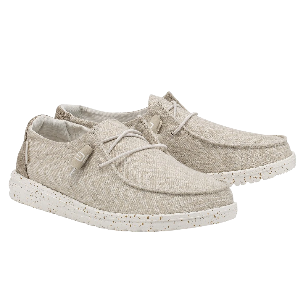 Hey Dude Women's Wendy Woven Zebra Neutral Shoes 121413326