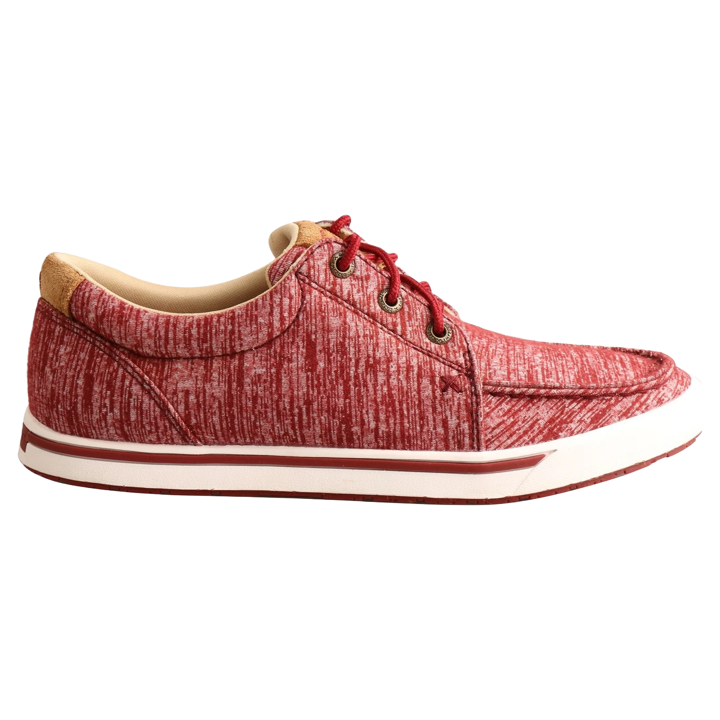 Twisted X Ladies Kicks Casual Lace Round Toe Red Shoe WCA0049 - Image 2