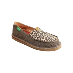 Twisted X Ladies Slip-On Leopard Loafer Shoes WCL0001