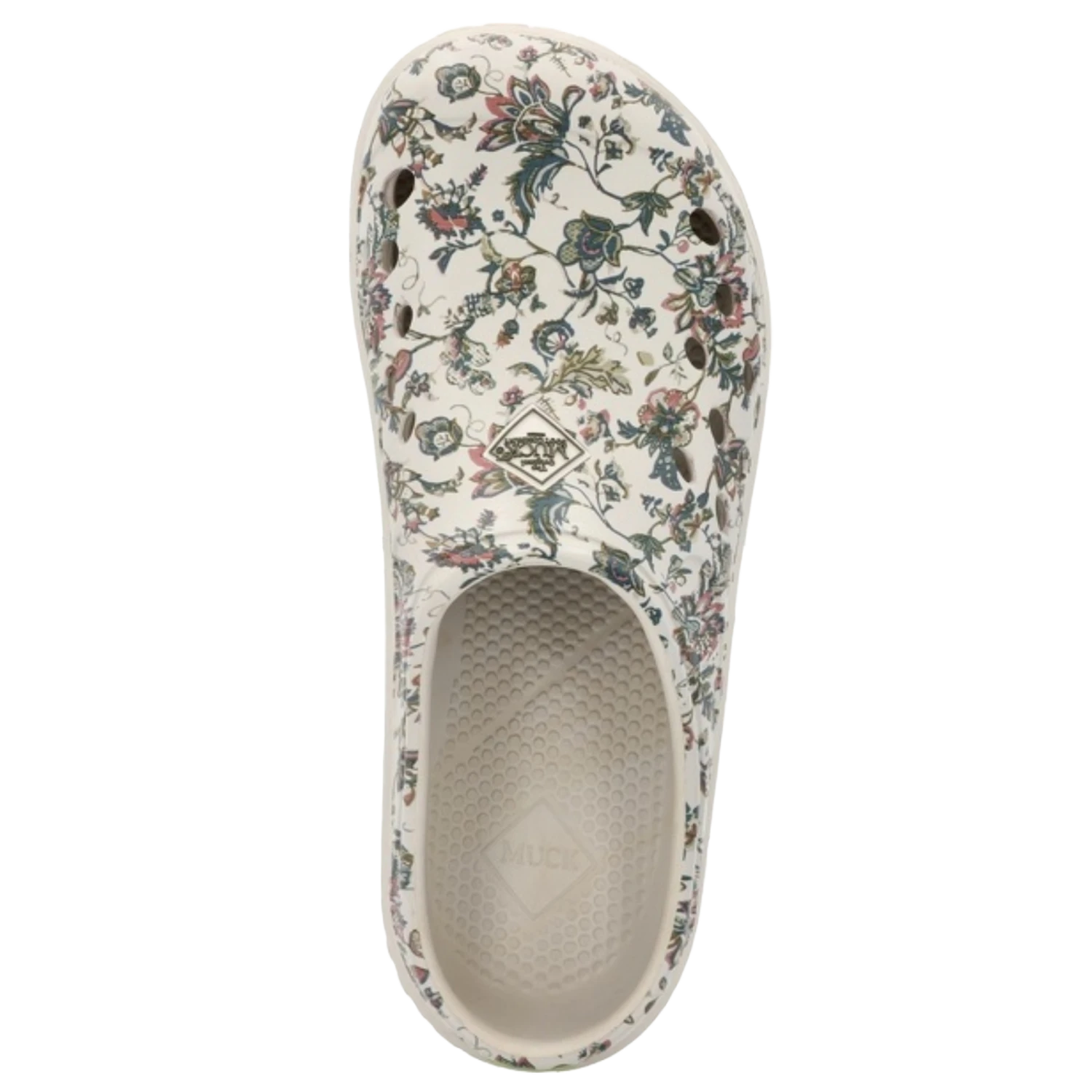 Muck Boot Company MuckĀ® Ladies Muckster Floral White Lite Clog Slip On Shoes MLCW1FLR - Image 2