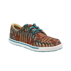 Twisted X Ladies Kicks Brown & Multicolored Slip On Shoes WCA0059