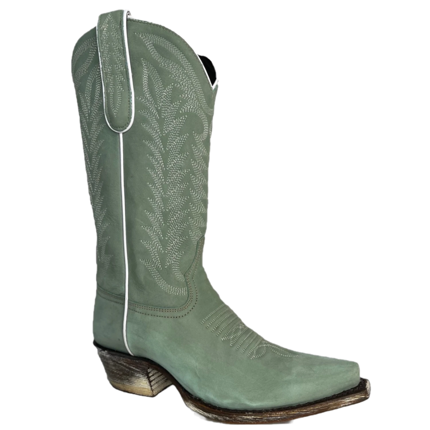 Caborca Silver Ladies Arkansas Ciel Snip Toe Boots SLMAA669-CL