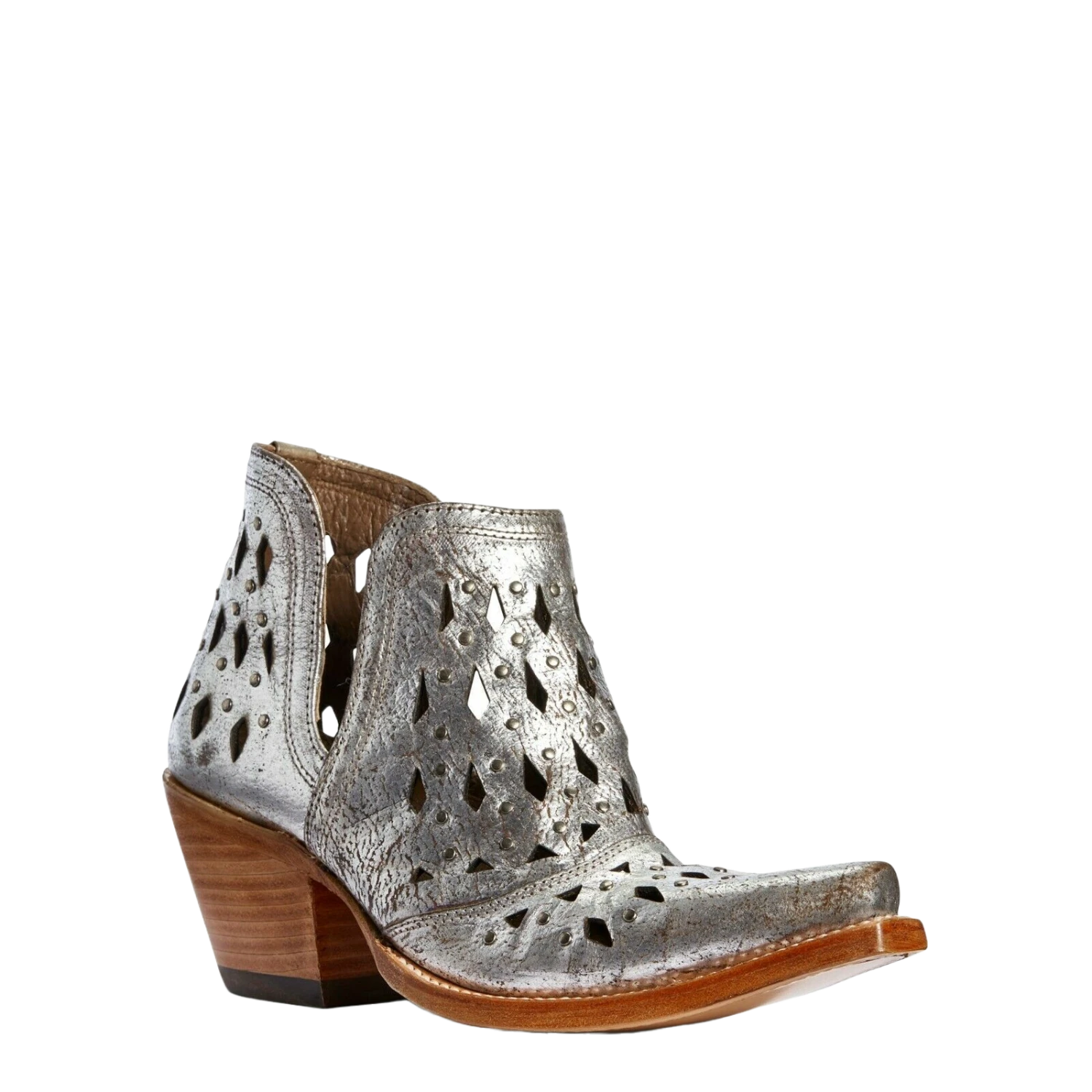 Ariat® Ladies Silver Metallic Studded Dixon Western Boot 10031501