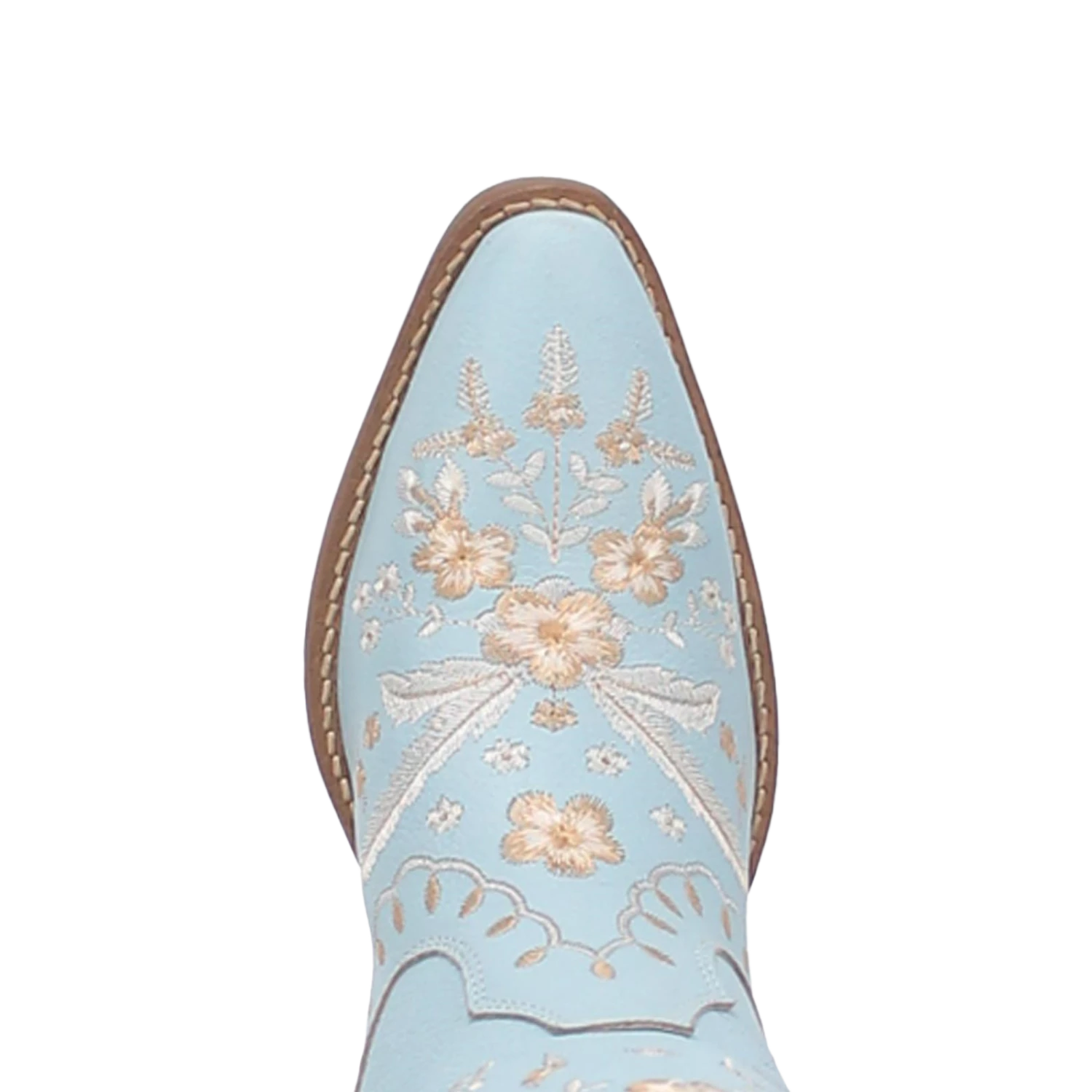 Dingo Ladies Full Bloom Blue Almond Round Toe Boots DI939-BLOOM - Image 2