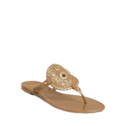 Jack Roger Ladies Slip On Georgica Jelly Gold Sandals 1213SS0010710-GLD