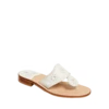 Jack Roger Ladies Slip On White Sandals 1219SN0001100-WHT