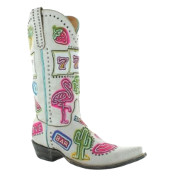 Old Gringo® Ladies 13"Jackpot Distressed Taupe Boots