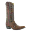 Yippee Ki Yay By Old Gringo Ladies Legacy 13" Brass Western Boots YL519-1