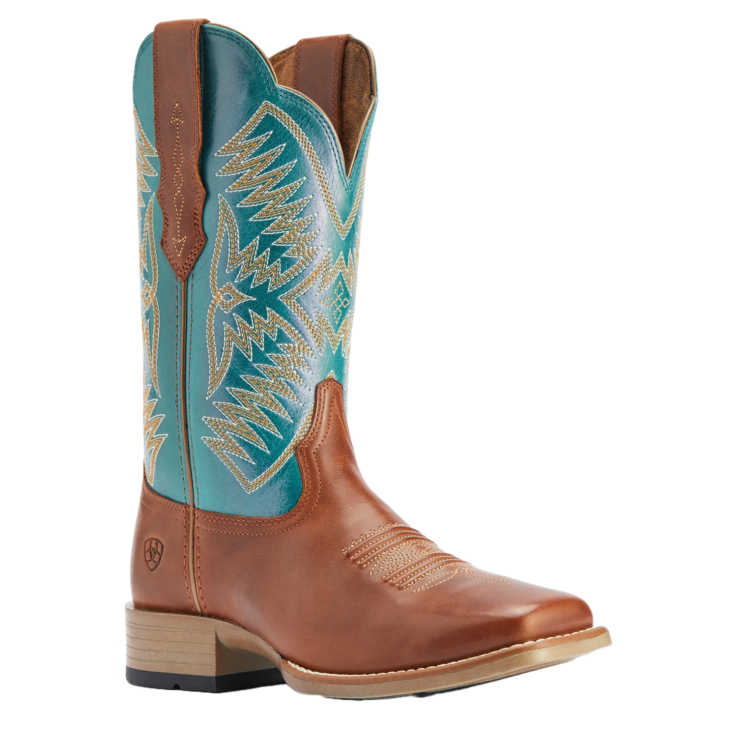 Ariat® Ladies Odessa Almond Roca & Metallic Turqueza Boots 10042387