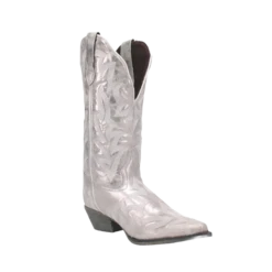 Laredo Ladies Dream Girl Silver Embroidered Snip Toe Boots 52463
