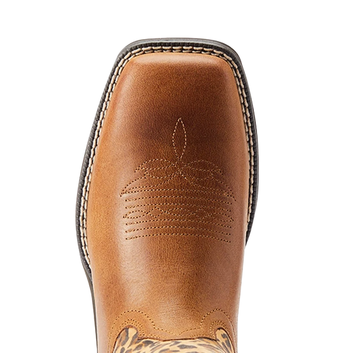 Ariat® Ladies Anthem Savanna Tortuga & Leopard Print Tan Boots 10044410 - Image 2