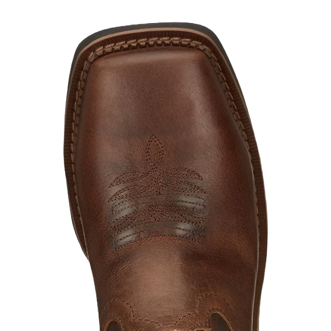 Justin Ladies Lathey Brown Nano Composite Square Toe Work Boots GY9962 - Image 3