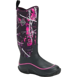 Muck Boot Company Muck Ladies Hale Black & Muddy Girl Camo Waterproof Boots HAW-MSMG