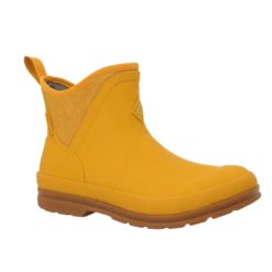 Muck Boot CompanyĀ® Ladies Yellow Pull On Waterproof Ankle Boots OAW8DOT