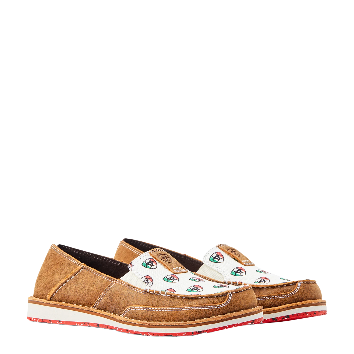 Ariat® Ladies Mexico Graphic Caramel Brown Cruiser Shoe 10044527 - Image 3