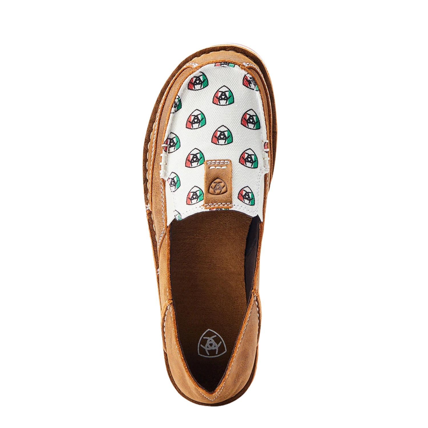 Ariat® Ladies Mexico Graphic Caramel Brown Cruiser Shoe 10044527 - Image 2