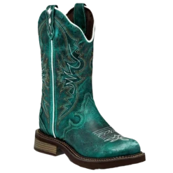 Justin Ladies Gypsy Lily Blue Boots L2910