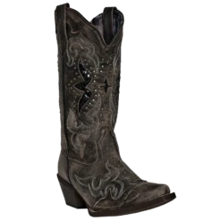 Laredo Ladies LucretiaBlack Embroidery & Studs Boots 52133