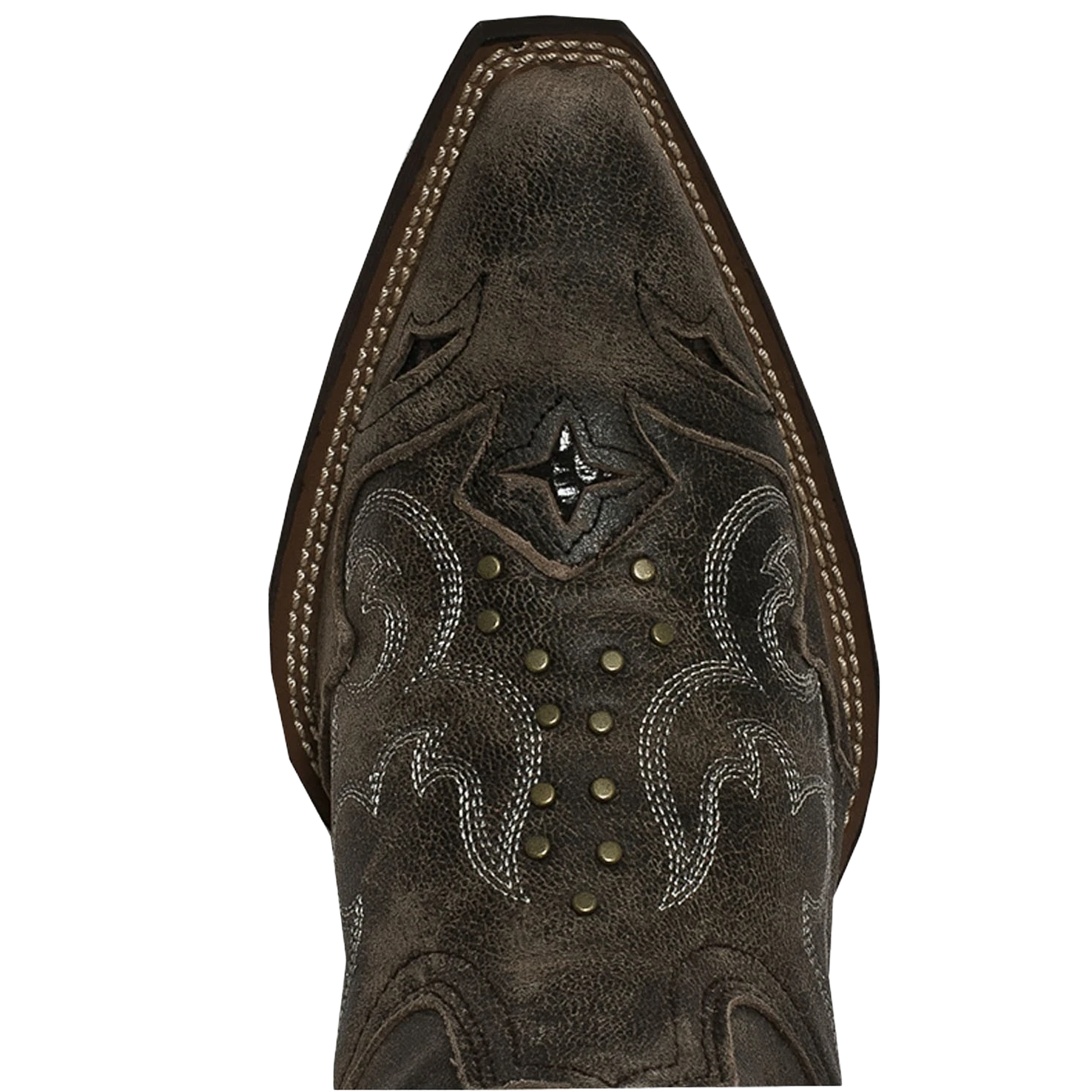 Laredo Ladies LucretiaBlack Embroidery & Studs Boots 52133 - Image 2