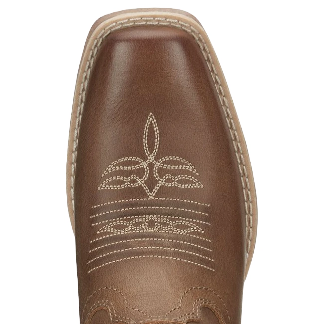 Justin® Ladies Chellie Tan Leather Western Square Toe Booties GY9510 - Image 2