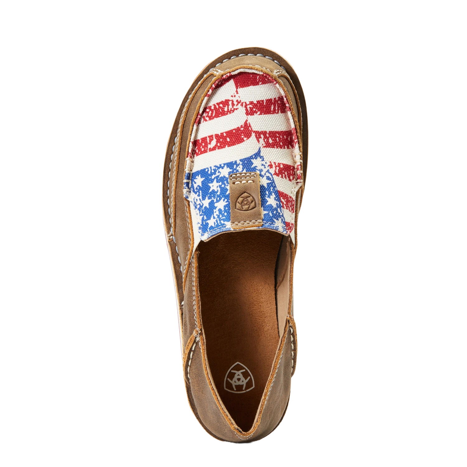 Ariat® Ladies Brown & Distressed Flag Cruiser Shoes 10040359 - Image 2